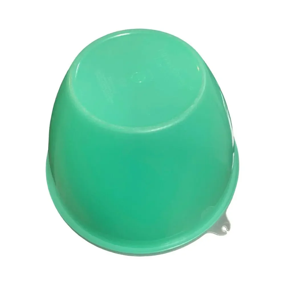 Tupperware 679 680 Jadeite Green Crisp It Lettuce Keeper Bowl Domed Lid Vintage
